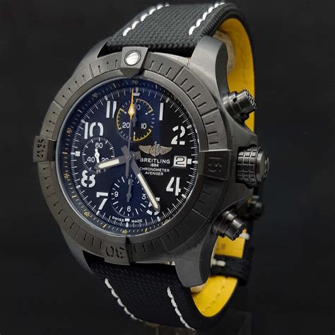 breitling avenger night mission yellow|avenger chronograph 45 night mission.